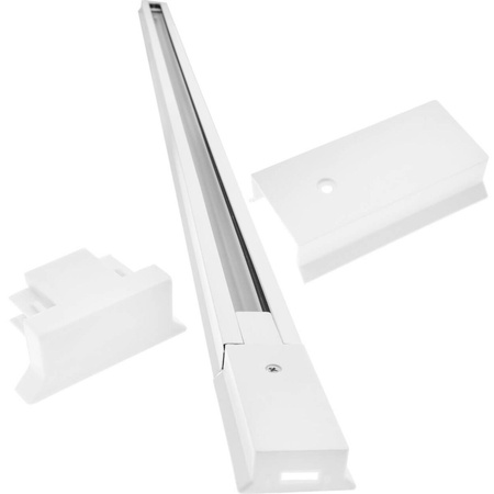 Osvětlovací lišta 1m + 2x reflektor lištový, GU10 Čtvercová Bílá LUMILED