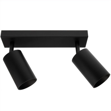 Stropní svítidlo QUALIS SPOT Reflektor Halogenové svítidlo 2xGU10 Black