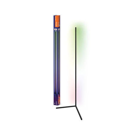 Inteligentní LED stojací lampa 14W SMART+ WiFi RGB s dálkovým ovládáním Stmívatelné 140 cm Černá PODLAHOVÁ ROHOVÁ LEDVANCE