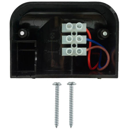 PIR pohybový a soumrakový senzor 180° 12m IP44 černá