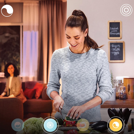 3x LED žárovka GU10 s reflektorem 4,2W = 50W 400lm 2200-6500K CCT SMART Smart Bluetooth ZigBee White Ambiance Philips HUE