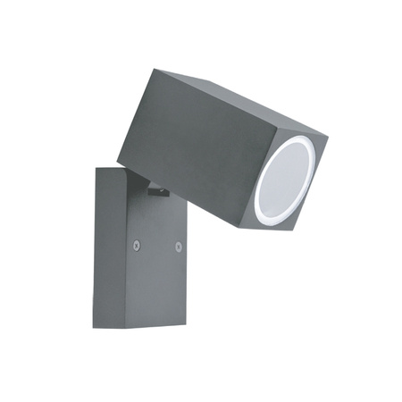 LED zahradní lampa QUAZAR 15 GU10 IP44 KOBI ALUMINIUM GRY