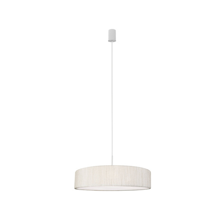 TURDA 8945 Nowodvorski Stropní svítidlo Bílá 3xE27 Závěsné Kulaté PVC + Ocel 50 cm Klas.