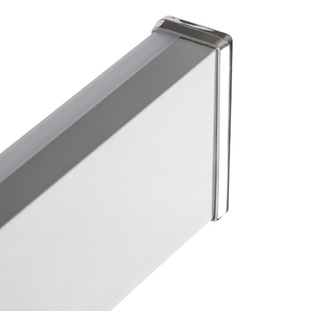 Nástěnné koupelnové LED svítidlo nad zrcadlo 8W 660lm 4000K Neutrální Obdélníkové Chrom IP44 Asten Kanlux