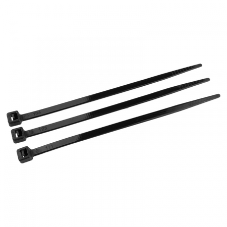 Kabelové stahovací pásky 3,6x100 mm černé UV TRIPPERS OK-36100B .MORE 100 ks.