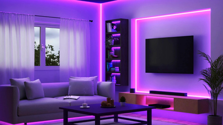 LED pásek 22W RGB 20m Smart SMART WiFi Bluetooth Aplikace WiZ