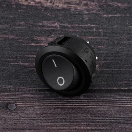 Přepínač kolébkový ON/OFF ,Černá LUMILED