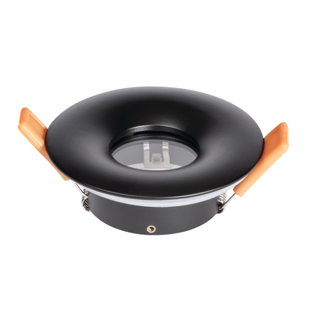 LED GU5.3 GU10 Kruhové černé svítidlo IP65 Droxy Kanlux Halogenové bodové svítidlo pro zápustnou montáž