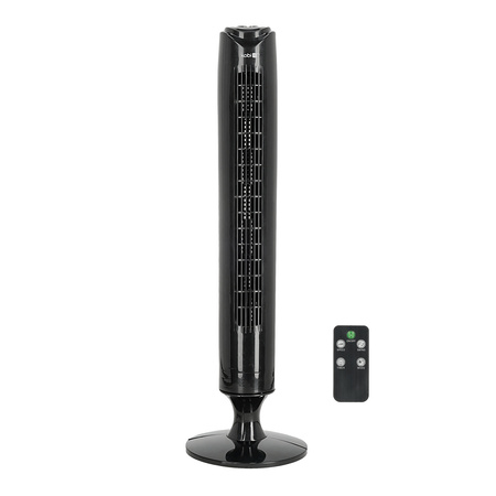 Sloupový ventilátor Trubkový cirkulátor vzduchu Stojanový ventilátor černý 45W Lisse 2 Windstar Kobi