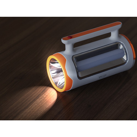 Dobíjecí ruční svítilna 2v1 boční světlo + powerbanka VA0085 VAYOX