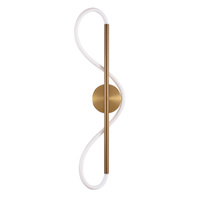 LED závěsné stropní svítidlo 19W 2230lm 4000K Neutral Gold Emma Sanico Goldlux