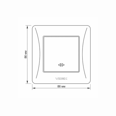 1pólový spínač 10A Povrchová montáž Černá BINERA VIDEX