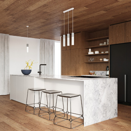 BORGIO 3L 3xGU10 Loft Závěsné stropní svítidlo Bílá a šedá SOLLUX