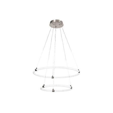 Stropní závěsné svítidlo LED 55W Pilot Dimmable Timer Chrome Modern Irelia Rabalux