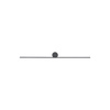 Nástěnné LED svítidlo pro povrchovou montáž 10W 360lm 3000K Warm Black Modern SPIN LED S 10368 Nowodvorski
