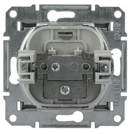 Jeden TV terminál Anténní zásuvka 1dB bez rámu Asfora Anthracite