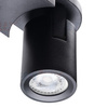 Nástěnné svítidlo Stropní svítidlo Nastavitelné LED GU10 Round Black Laurin Kanlux