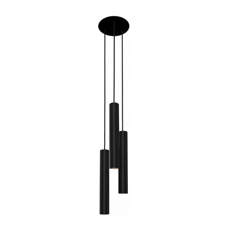 Stropní svítidlo EYE 8917 Nowodvorski Black 3xGU10 Pendant Steel Minimalistické