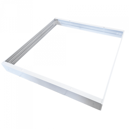 Rámeček pro povrchovou montáž pro LED panely 60x60 Hliník Vysoký 70 mm Bílý Ecolight