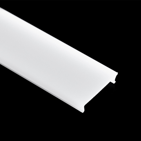 Krytka pro nástěnný nábytkový profil KM48, Mléčná 1m LUMILED