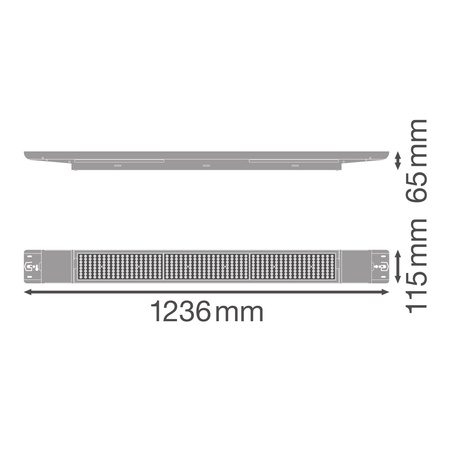 Lineární páskové svítidlo 42W 6510lm 4000K neutrální bílá Low Bay Flex Ledvance