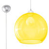 LED závěsné stropní svítidlo BALL E27 Overhang Round Yellow SOLLUX