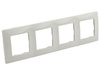 Čtyřnásobný rámeček pro vypínače a zásuvky. bílý LEGRAND NILOE