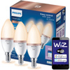 3x LED žárovka E14 C37 4,9W = 40W 470lm 2700-6500K SMART WiFi Philips WiZ