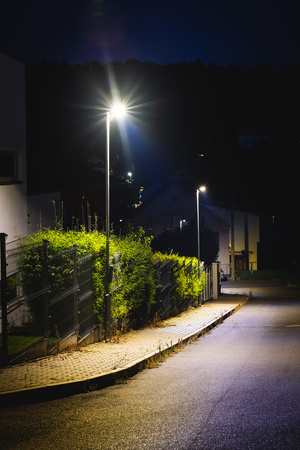 LED pouliční osvětlení průmyslové silnice svítidlo 50W 5400lm 4000K IP65 šedá Urban Lite Ledvance