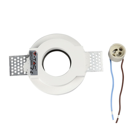 Zapuštěné stropní svítidlo GU10 Očko kulaté Bílá/Černá VT-866 V-TAC - 5letá záruka