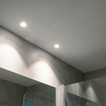 Halogenová Podhledové svítidlo GU10, MR16 Nastavitelná Kulatá Bílý Plech AURELI LUMILED