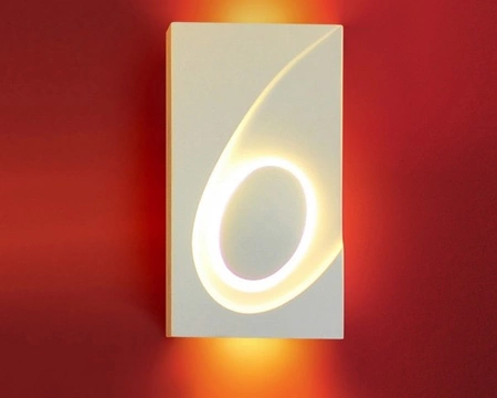 Sádrové svítidlo. nástěnné svítidlo. dekorativní KOMETA 1xE14 bílá GOLDLUX (Polux)