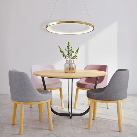 LED závěsné stropní svítidlo 20W 2600lm 4000K neutrální 120° zlaté LEA Sanico Goldlux