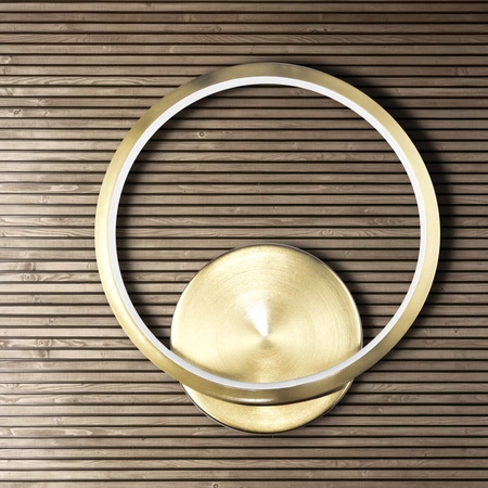 Nástěnné svítidlo LED 11,5W 700lm 4000K Neutrální zlatá ROMAN Sanico Goldlux