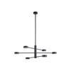 ORBIT VI 7946 stropní svítidlo Nowodvorski Black 6xGX53 Lustr Modern