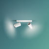 KOSIPO stropní svítidlo Reflektor 2x GU10 bílý Pohyblivý PHILIPS