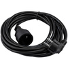 Napájecí prodlužovací kabel vidlice - zásuvka s uzemněním 5m 3x1.5mm 16A Černá ECOLIGHT
