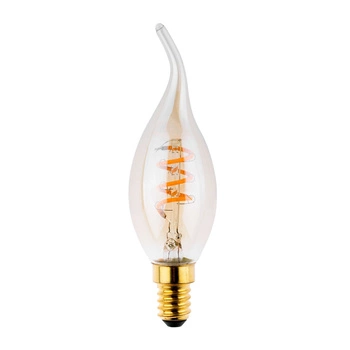 LED žárovka E14 C35T 2,5W = 15W 135lm 1800K Warm 320° Filament KANLUX XLED