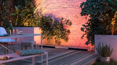 LED Amaranth 20W IP65 CCT RGB PHILIPS HUE Lineární zahradní lampa