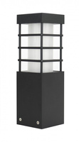 Venkovní stojací zahradní lampa POST RADO II 3 BL E27 25cm Su-Ma