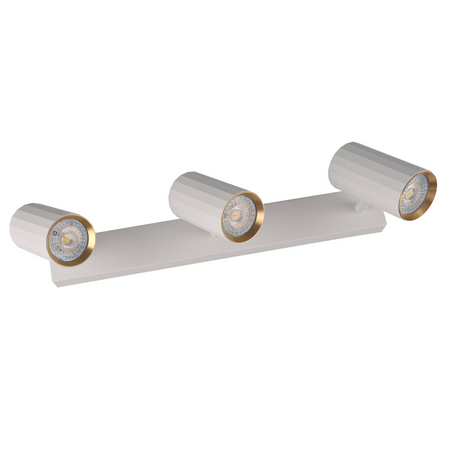 Nástěnné a stropní bodové svítidlo 3x GU10 White Gold NICEA Sanico Goldlux