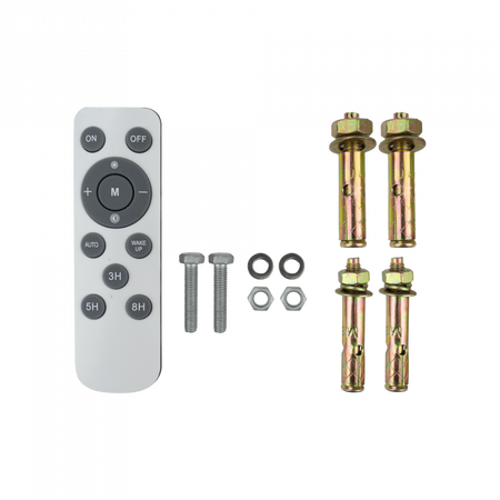 LED reflektor Solar 100W 900lm 4000lm Neutral IP65 se soumrakovým senzorem + dálkové ovládání Ecolight