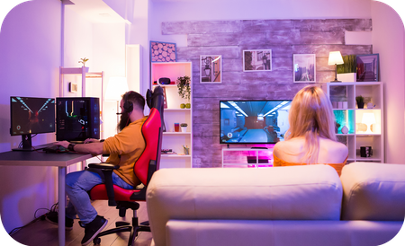 LED žárovka GU10 5W KOBI SMART WIFI RGB WW TUYA Intelligent Stmívatelné