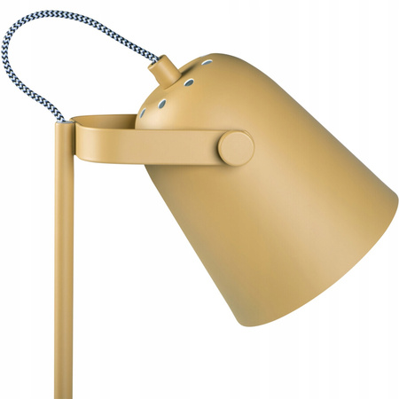 Stolní stolní lampa Školní kancelář Noční regulovaná E27 Žlutá Raibo Kanlux