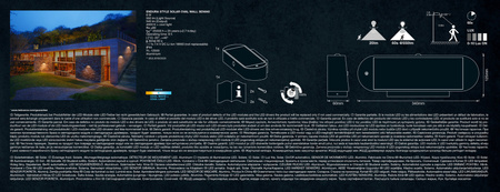 ENDURA Solární nástěnné svítidlo se senzorem 6W 4000K LEDVANCE