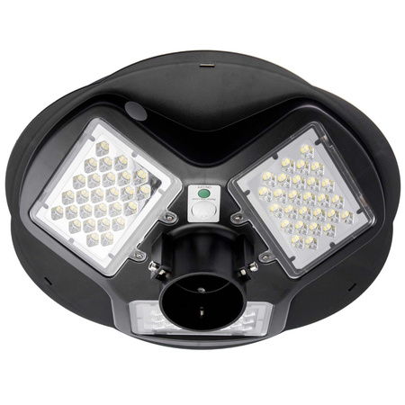 Pouliční lampa LED solární lucerna 150W IP65 mikrovlnný pohybový senzor + dálkový ovladač + držák
