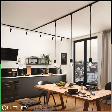 Trojitý T-kus černý konektor pro jednofázové přípojnice - přípojnice