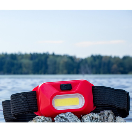 Bateriový červený světlomet COB IP44 150lm VA0118 Vayox