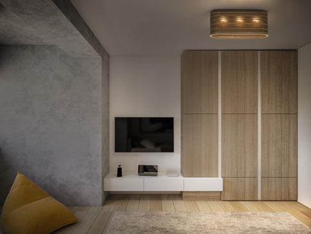 Dekorativní povrchová stropní lampa E27 kartonová hnědá dekorace Ledvance