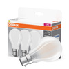 3x LED žárovka A60 B22d 11W = 100W 1521lm 2700K Warm 320° BASE Osram